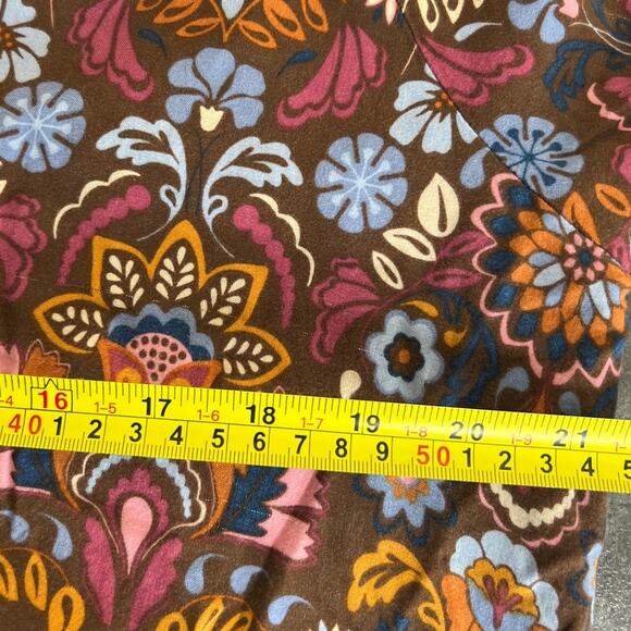 Matilda Jane 2XL Women's Brown Floral Boho Red Dress - Picture 3 of 5